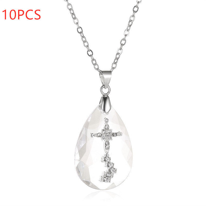 Elevate Your Style with the Simple Temperament Wild Drop Pendant Necklace