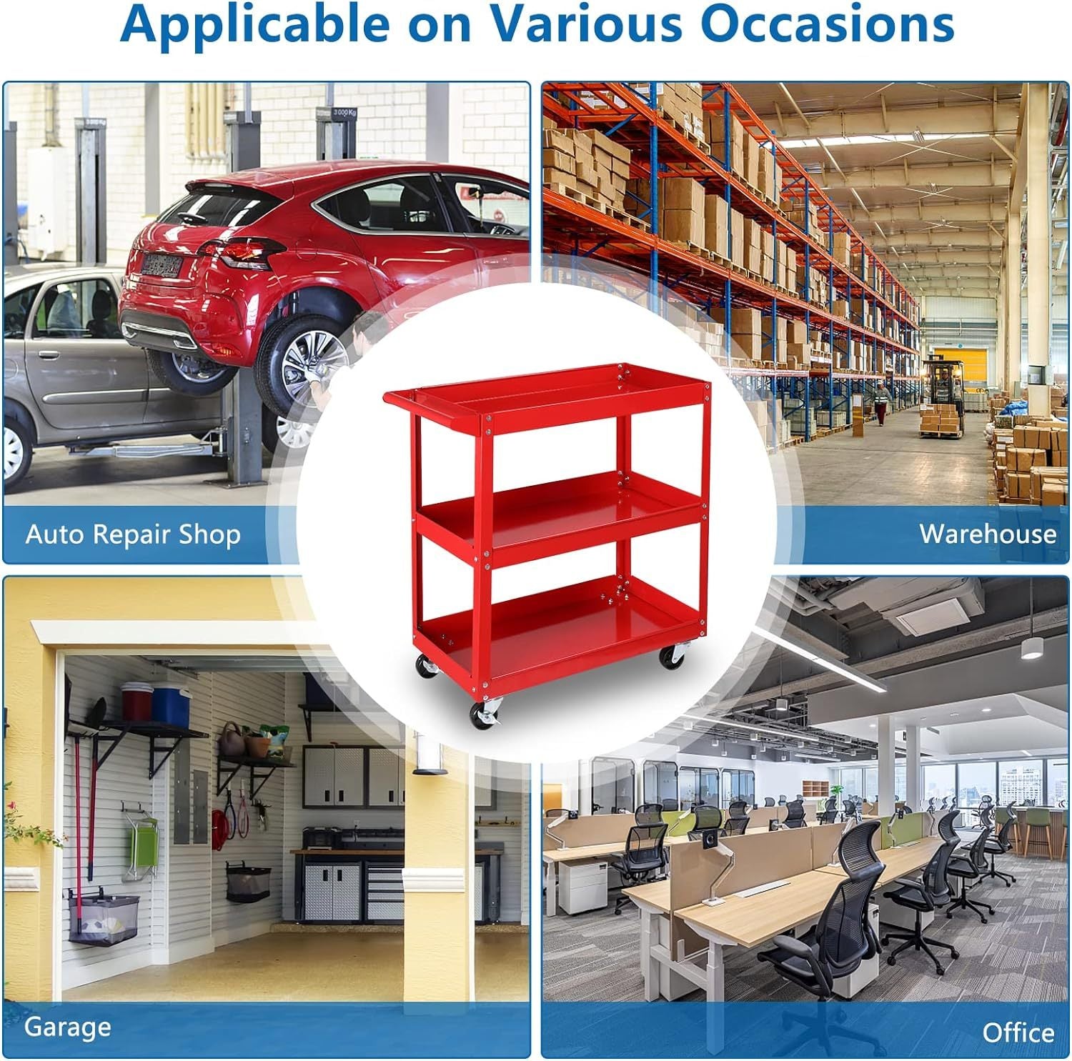 Metal Machine Tool Cart