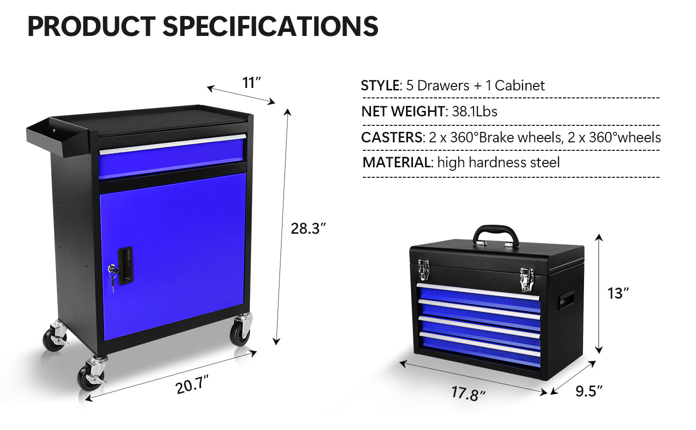 Metal Drawer Toolbox
