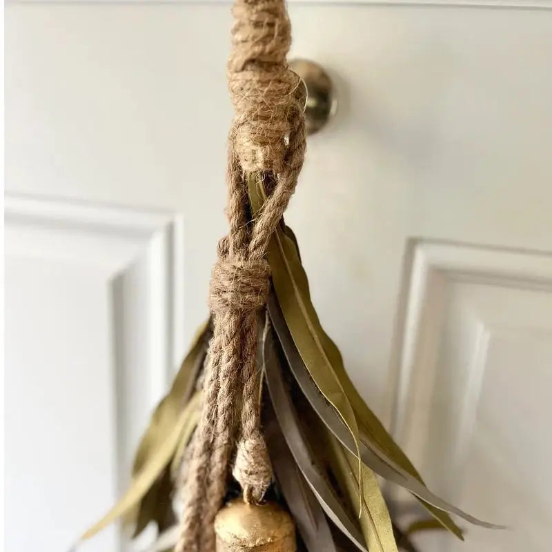 Christmas Bells Winter Wreath for Front Door