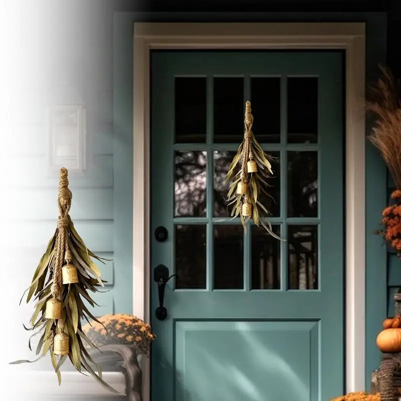Christmas Bells Winter Wreath for Front Door