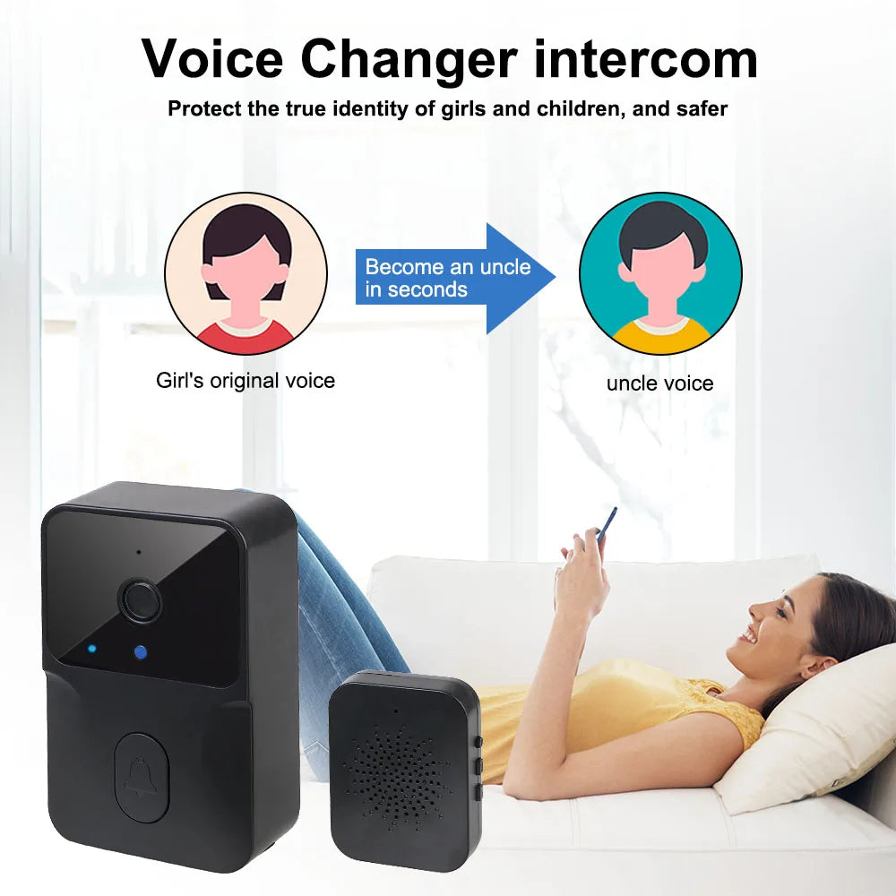 Wireless HD Night Vision Video Doorbell