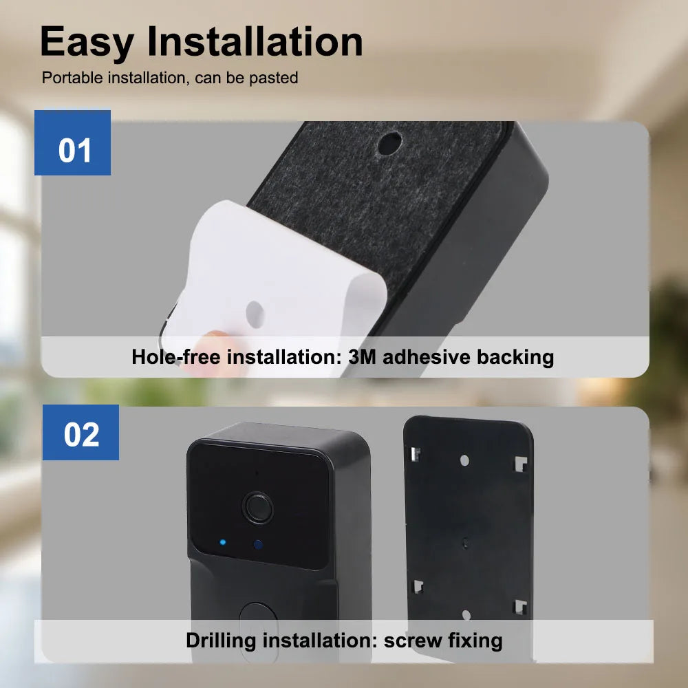 Wireless HD Night Vision Video Doorbell