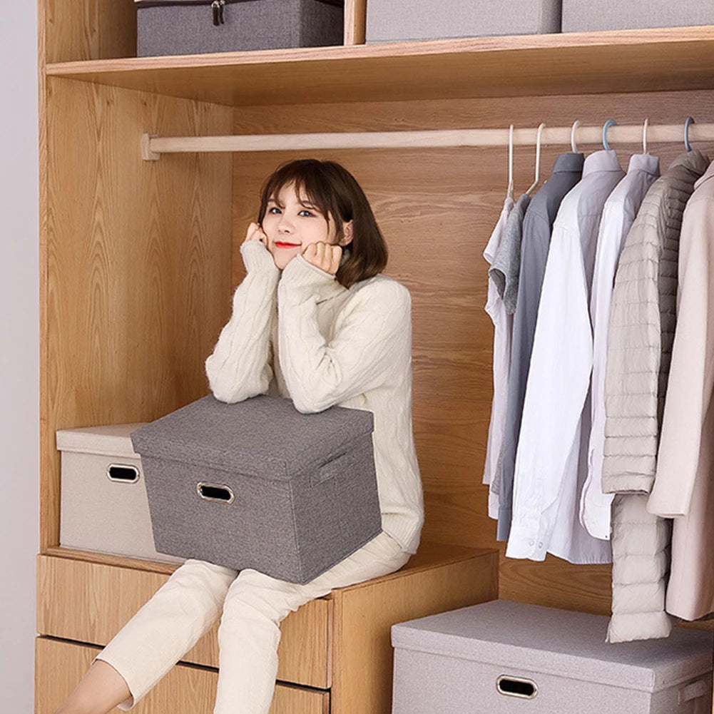 Large Foldable Storage Box Organizer