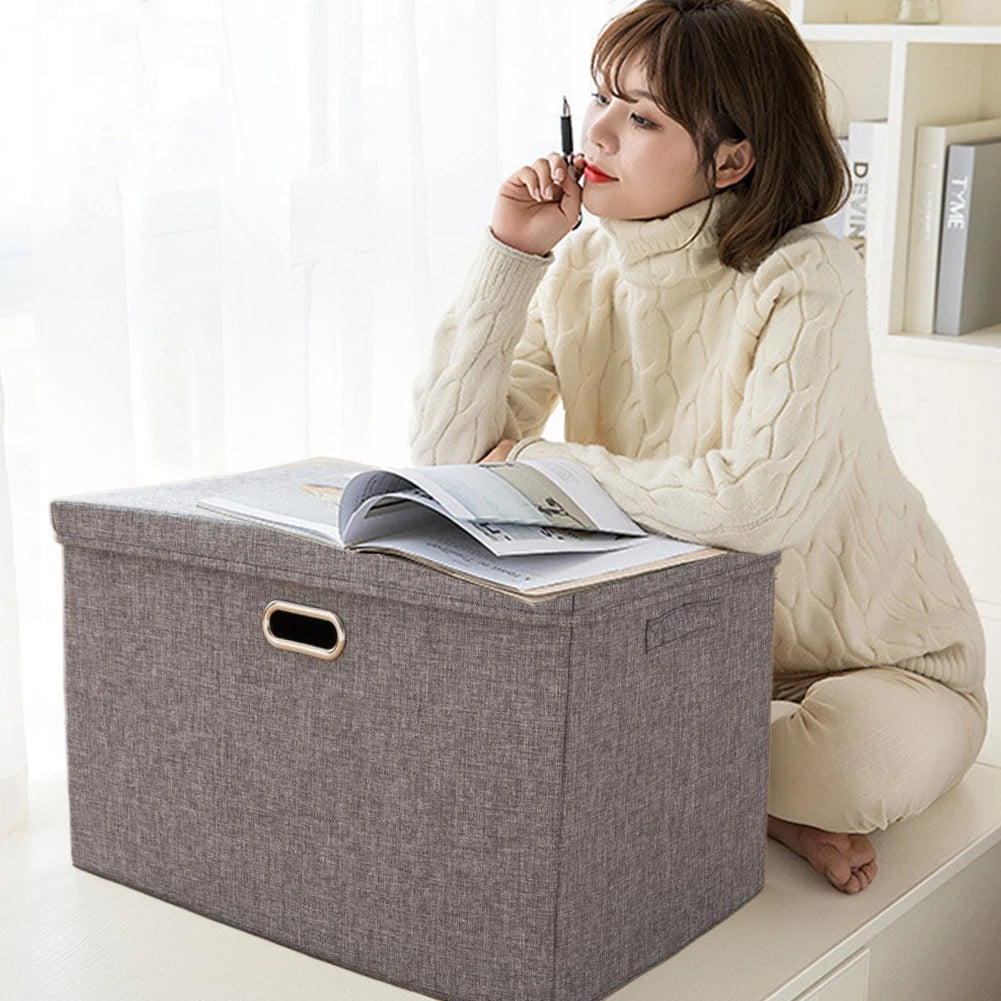 Large Foldable Storage Box Organizer
