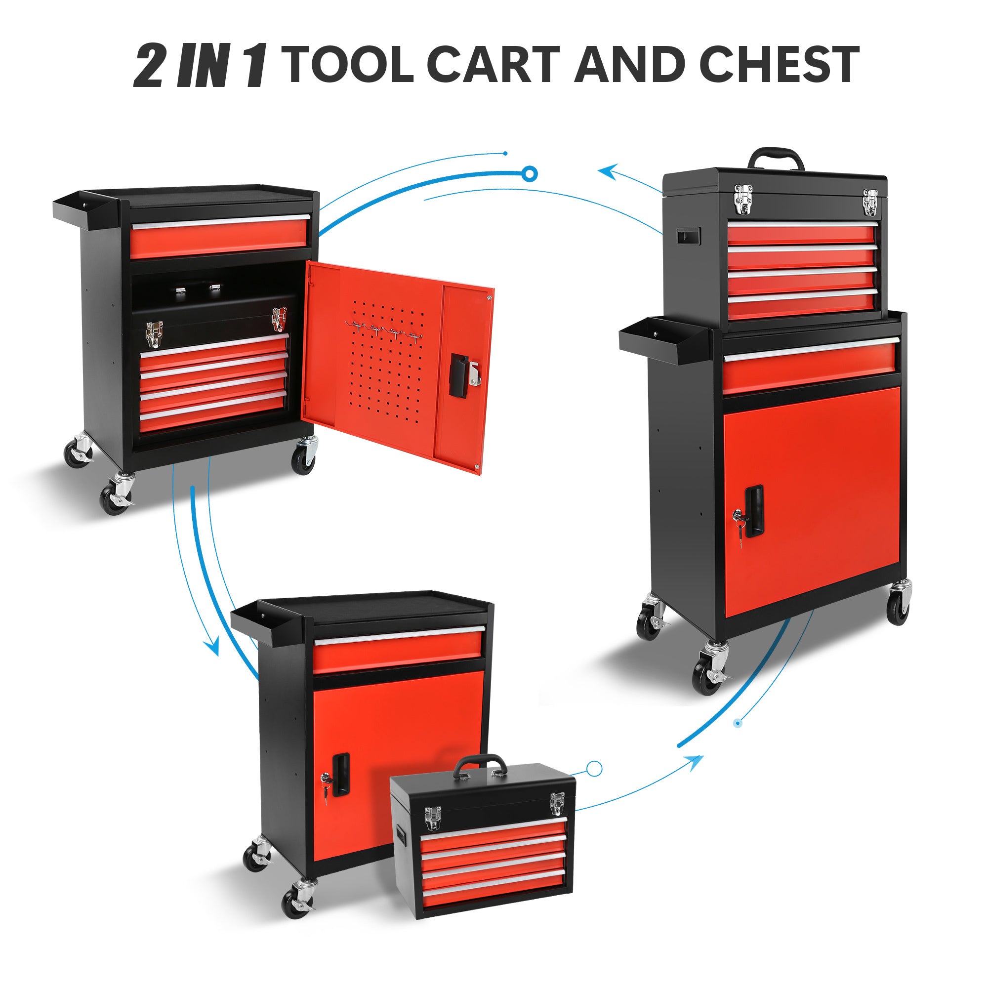 Metal Drawer Toolbox