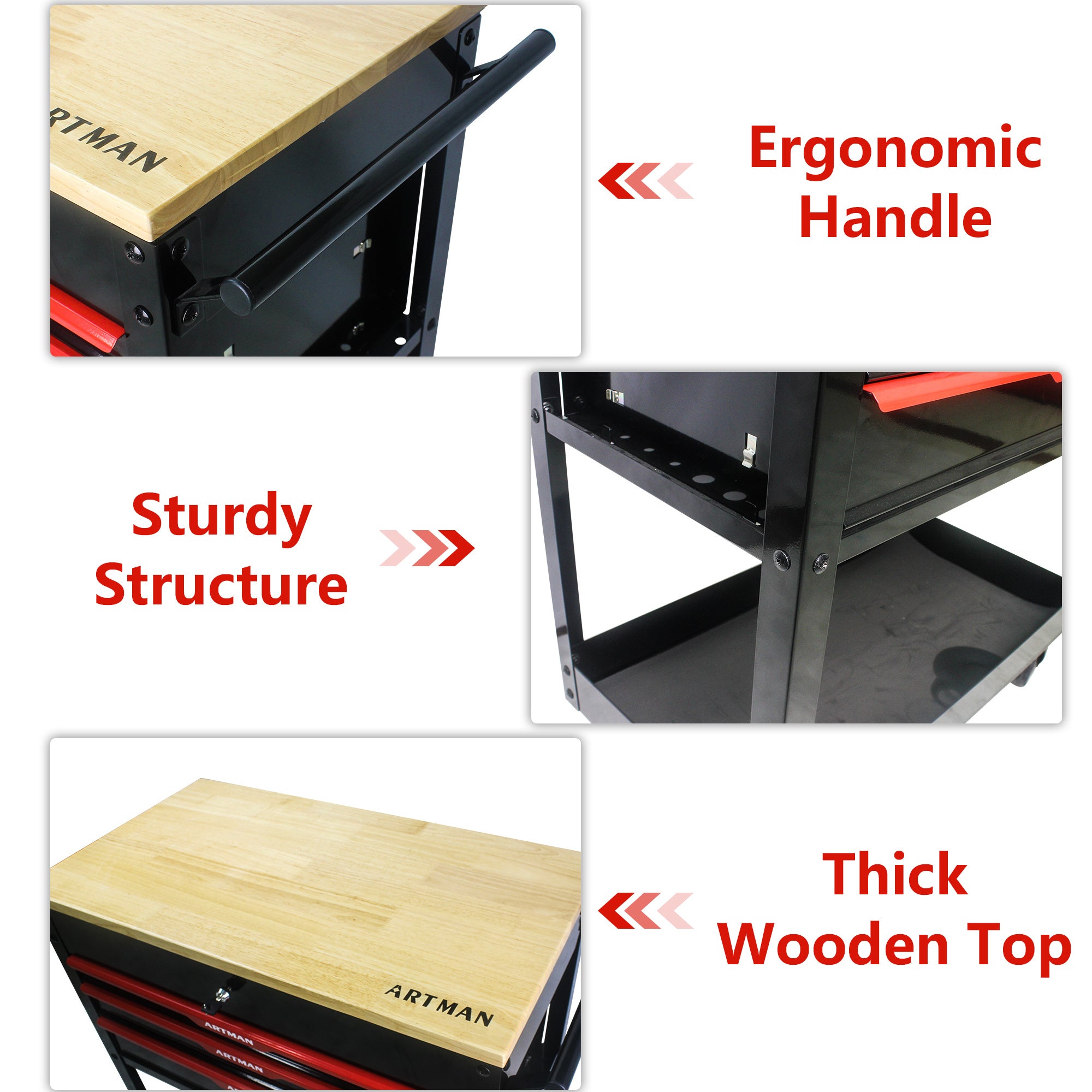 Metal Multi-tool Cart