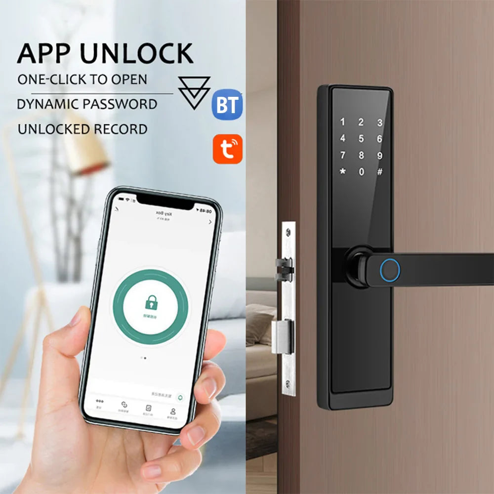 Unlock the Future of Home Security with the WAFU Tuya WiFi Smart Keyless Door Lock