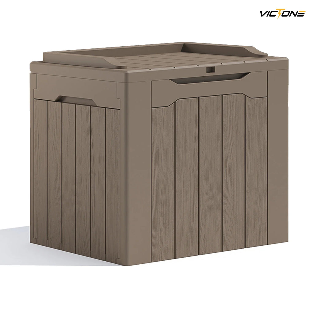Transform Your Outdoor Space with the 32-Gallon Waterproof Resin Deck Storage Box
