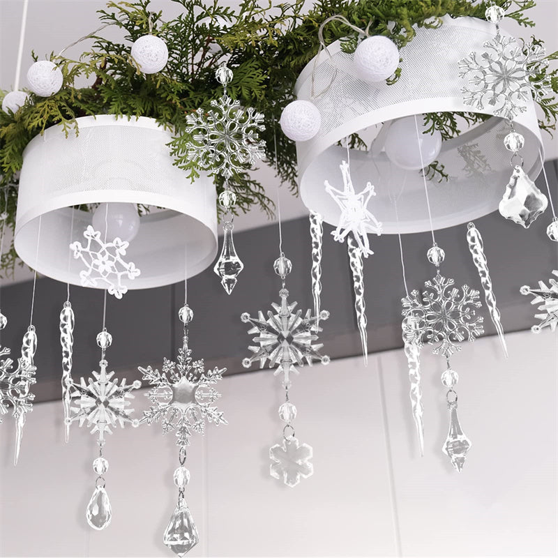 Transform Your Holiday Decor with Acrylic Ice Strip Pendants