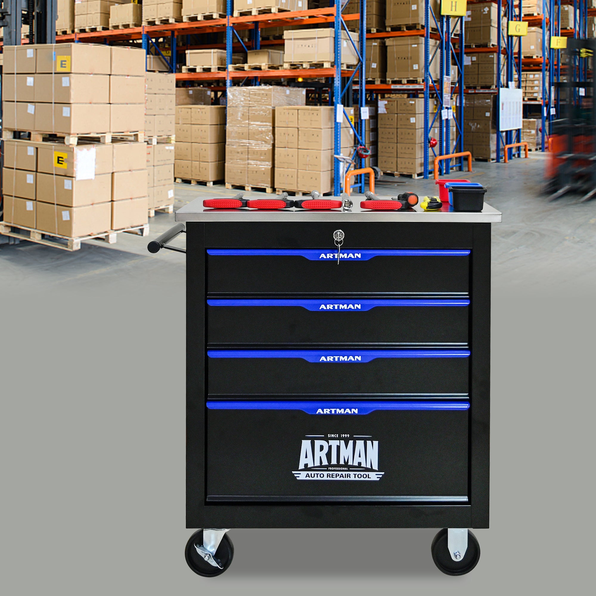 Metal Multi-tool Cart