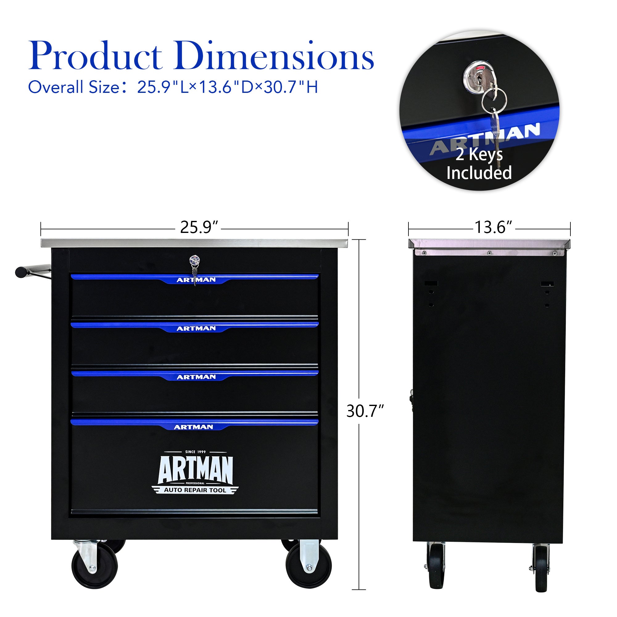 Metal Multi-tool Cart