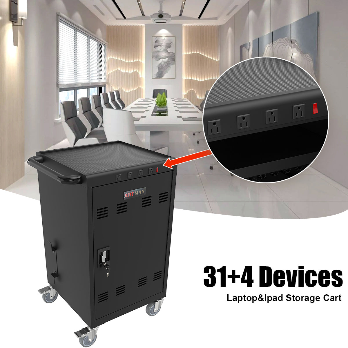 Mobile Charging Carts And Cabinets For Tablets And Laptops