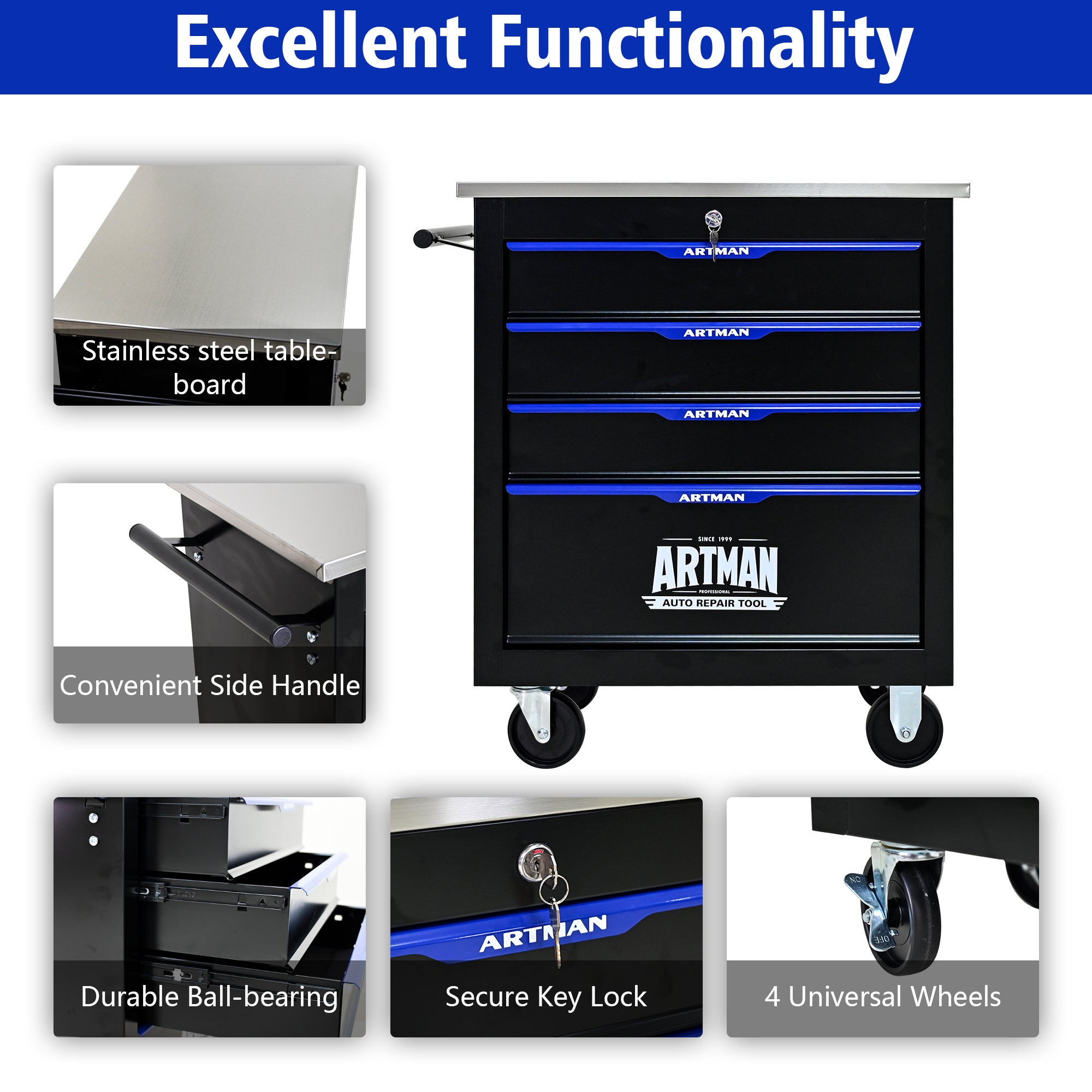 Metal Multi-tool Cart