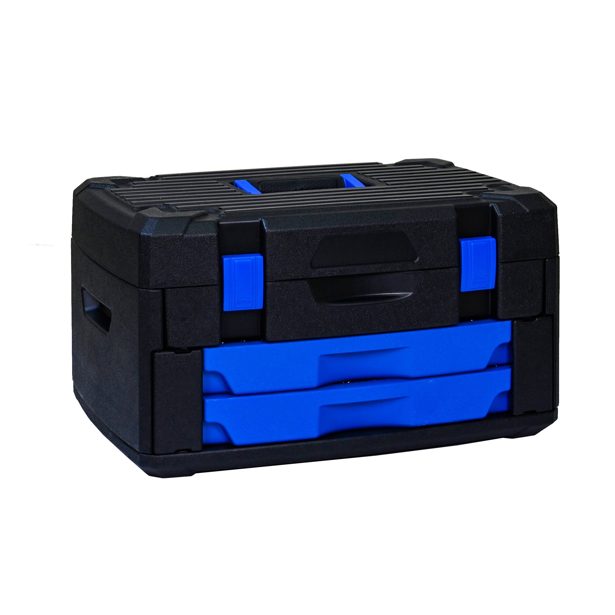 Black Hand Tool Box, Including Tool Set 266 Pieces