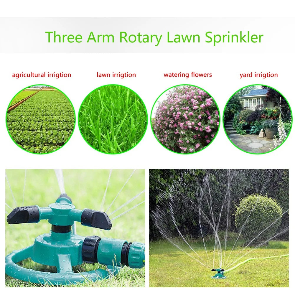 360° Rotating Garden Irrigation Sprinkler