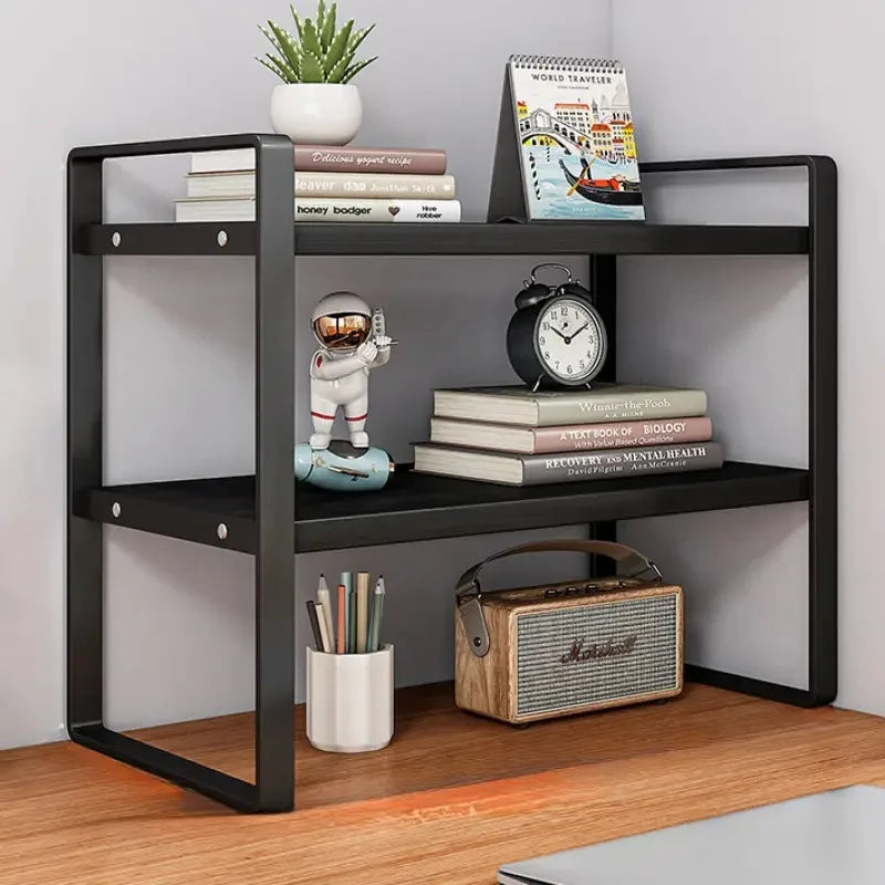 2-Tier Desktop Bookshelf & Organizer