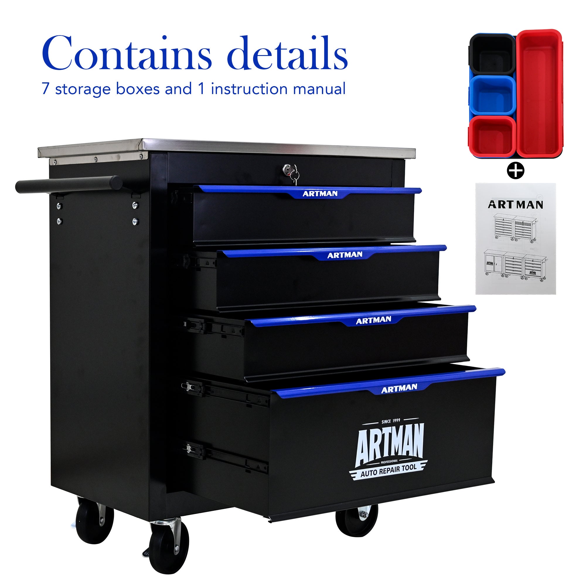Metal Multi-tool Cart