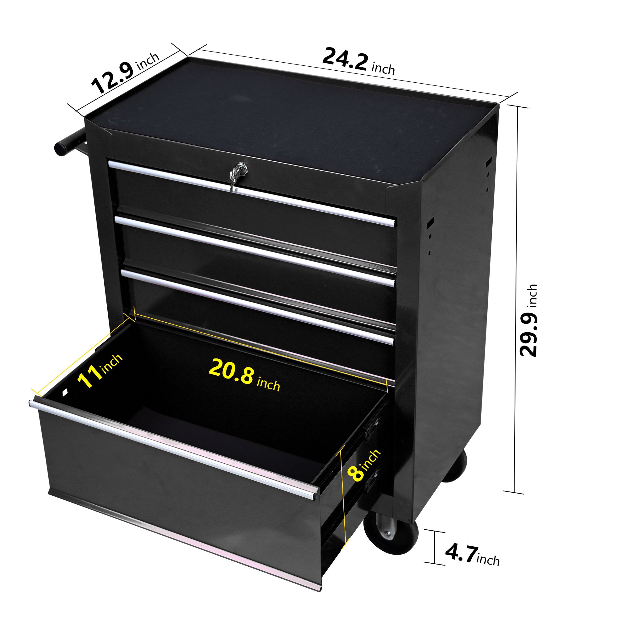 Metal Tool Storage Cart