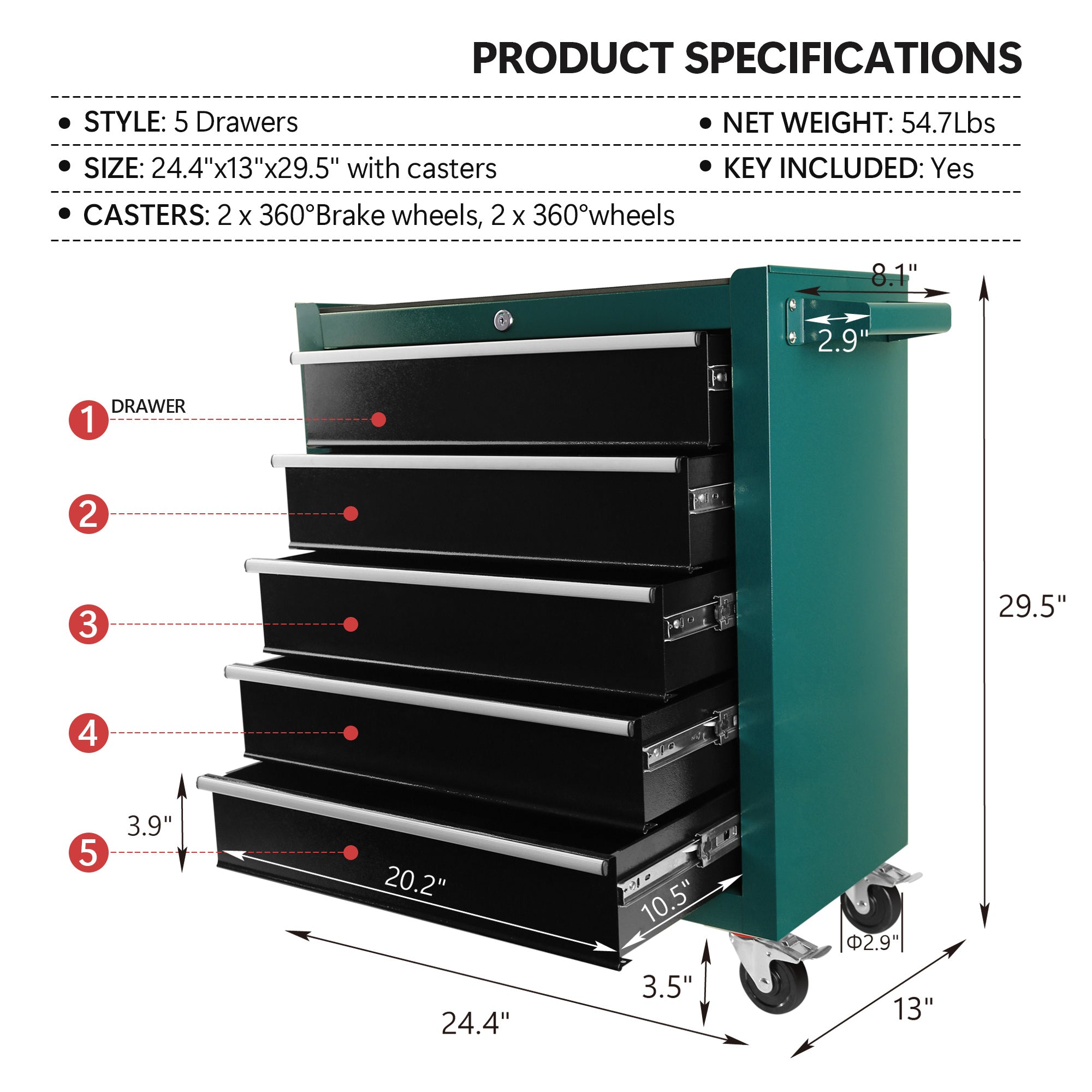 Metal Tool Storage Box